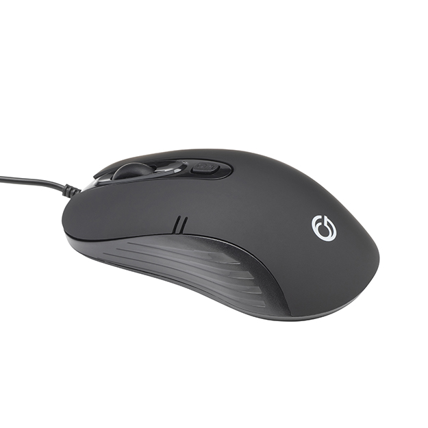 connektgear MO543 USB Full-Size 4 Button Optical Mouse - Black 24-0543