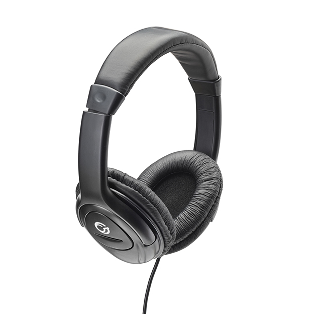 connektgear HP517 Stereo PC Headset with In-Line Mic and Volume Control - Black 24-1517
