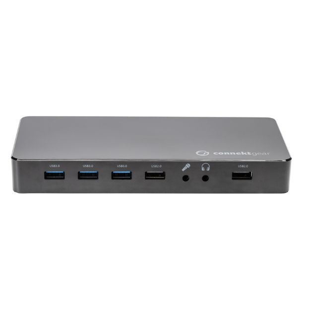 USB 3.2 Type C Desktop Dual Screen Docking Station with 100W PD