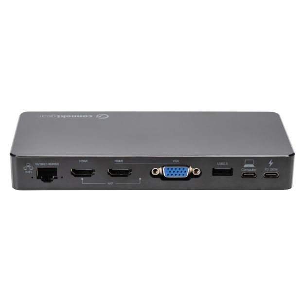USB 3.2 Type C Desktop Dual Screen Docking Station with 100W PD