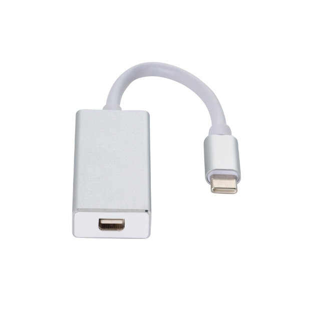 connektgear USB 3.1 Type C to Mini DP Active 4K Adapter - Male to Female - Thunderbolt and DP Compatible 26-0404