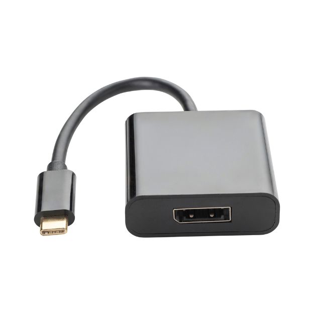 connektgear USB 3.1 Type C to DP Active 4K Adapter - Male to Female - Thunderbolt and DP Compatible 26-0409