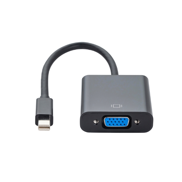 connektgear Mini DisplayPort to VGA Active Adapter - Male to Female (Mini DP Source) 26-0706