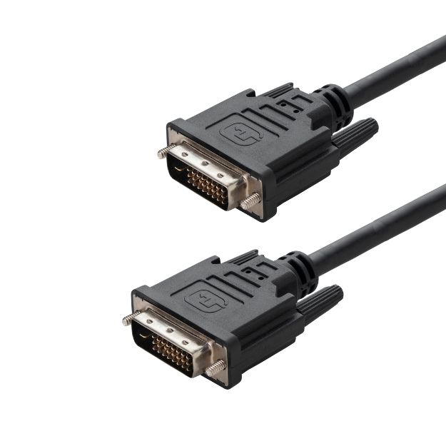connektgear 0.5m DVI-D Monitor Connector Cable - Male to Male - 24+1 Dual Link 26-1649