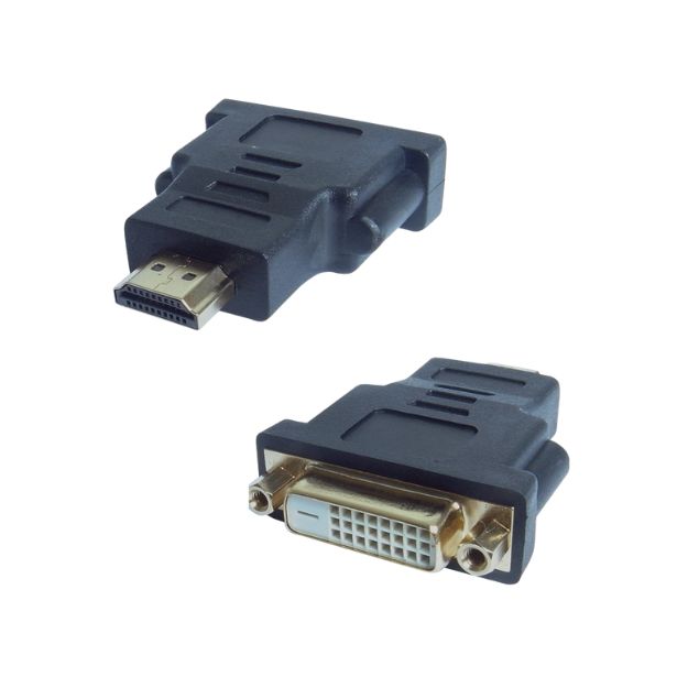connektgear HDMI to DVI-D Monitor Adapter - Male to Female (24+1) 26-1677