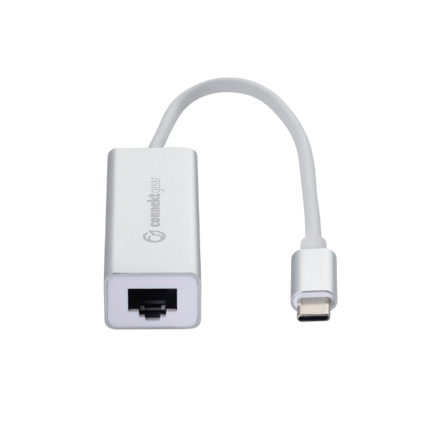connektgear USB 3.1 Type C to RJ45 CAT6 Gigabit Ethernet Adapter - Male to Female 26-2986