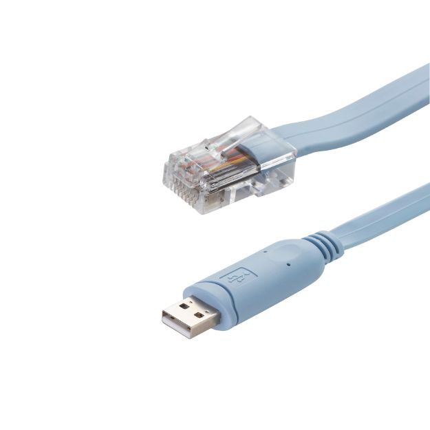connektgear 1.8m RJ45 to USB Type A Male Console Cable with FTDI Chip (Cisco Compatible) 26-2987