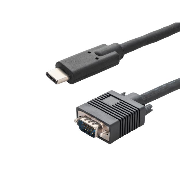 connektgear 2m USB 3.1 Type C to VGA Connector Cable - Male to Male 26-2992