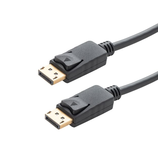 connektgear 3m V1.2 4K DisplayPort Connector Cable - Male to Male Gold Lockable Connectors 26-6030