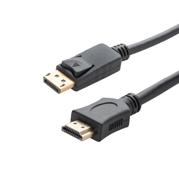 connektgear 2m DisplayPort to HDMI Connector Cable - Male to Male Gold Connectors 26-6220