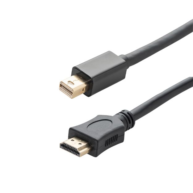 connektgear 2m Mini DisplayPort to HDMI Connector Cable - Male to Male Gold Connectors 26-7198