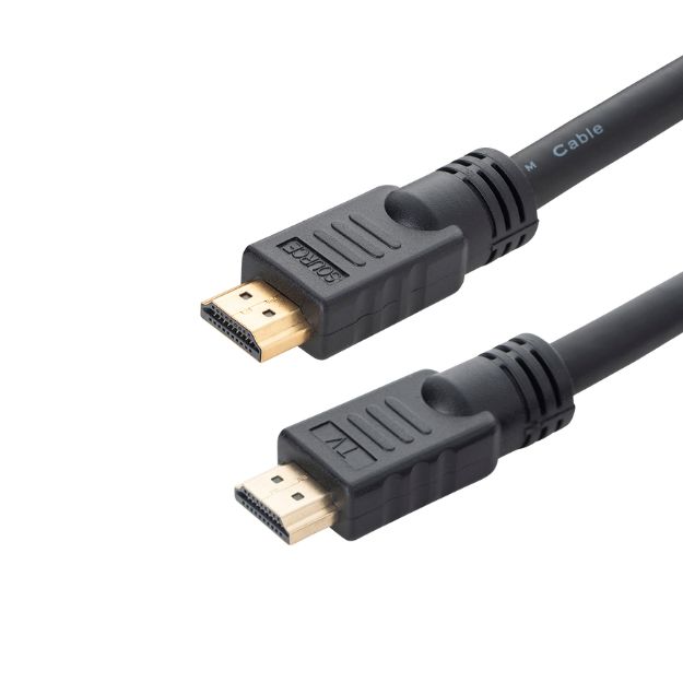 connektgear 20m HDMI V2.0 4K UHD Active Connector Cable - Male to Male Gold Connectors + Ferrite Cores 26-72004K