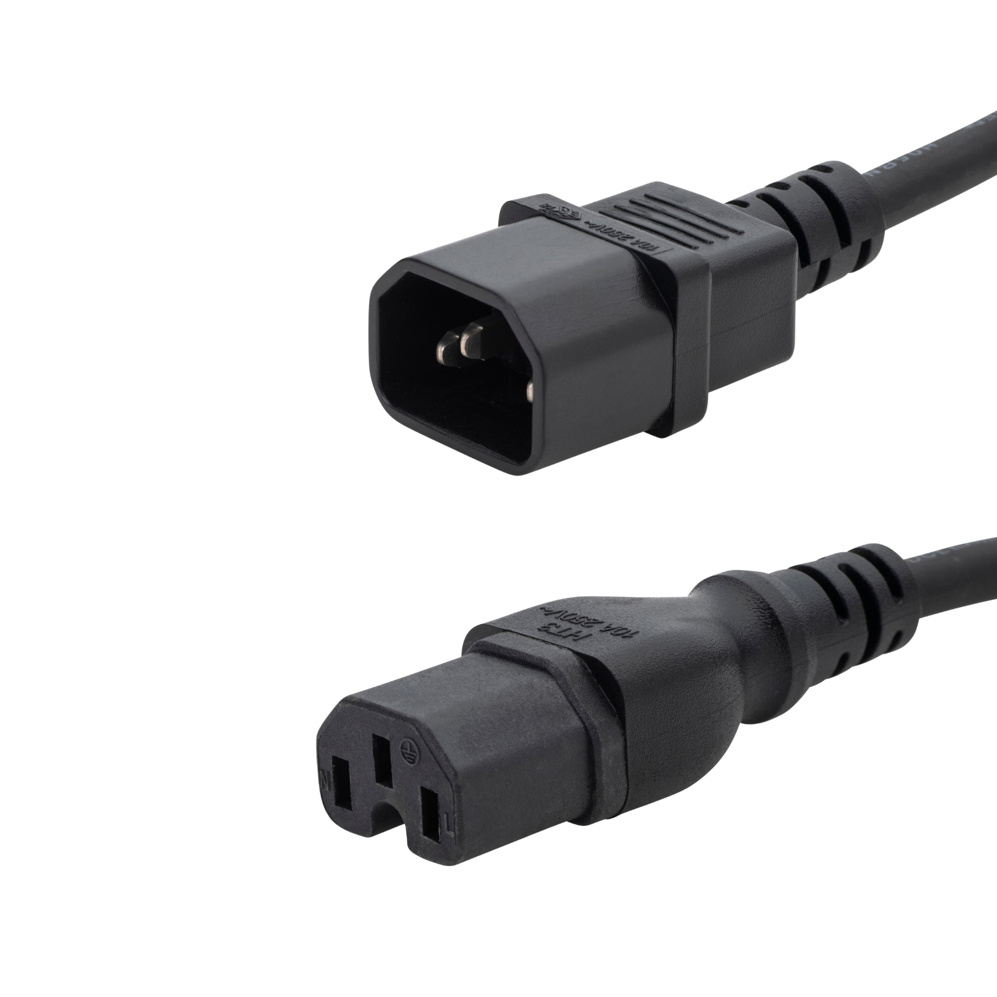 connektgear 3m Mains Extension Hot Rated Power Cable - C14 Plug to C15 Socket 27-0327