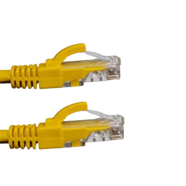 3m RJ45 CAT6 UTP Stranded Flush Moulded LS0H Network Cable - 24AWG - Yellow