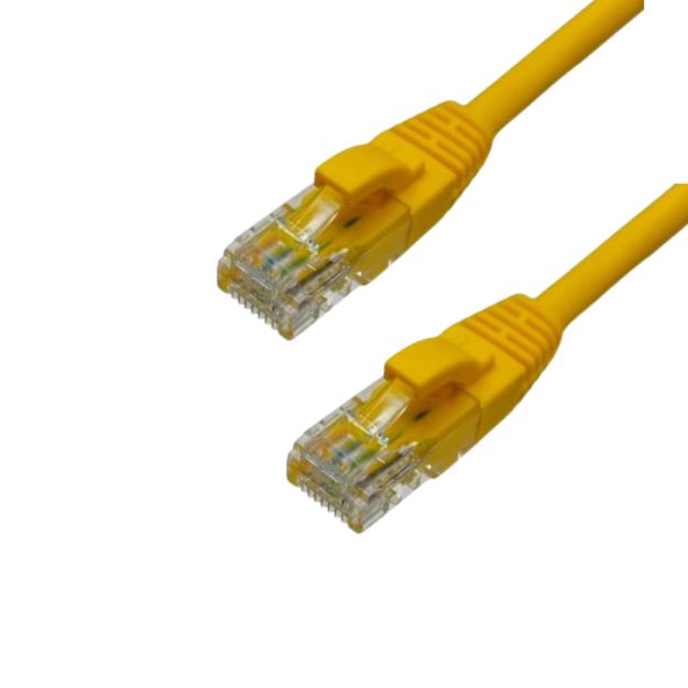connektgear 3m RJ45 CAT6 UTP Stranded Flush Moulded LS0H Network Cable - 24AWG - Yellow 31-0030Y/EU