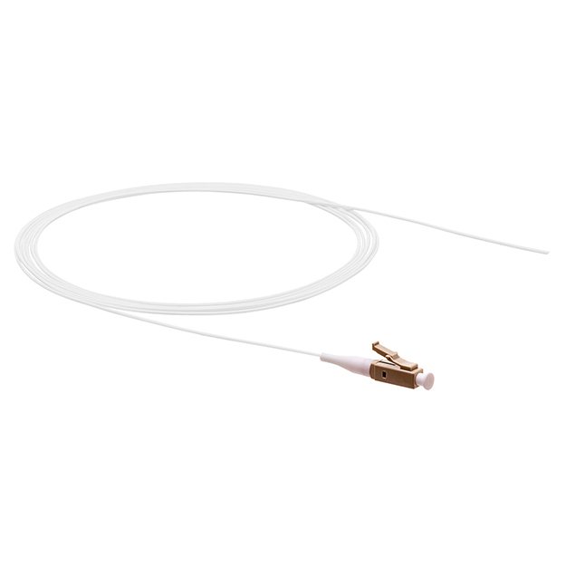 connektgear 1m Simplex Pigtail Cable OM1 900um LC - White 34-0010LC/PIGTAIL