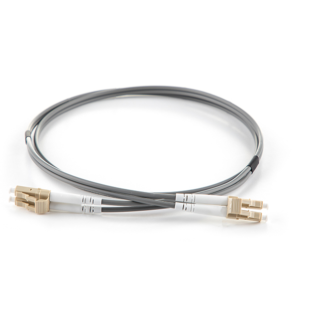 connektgear 2m Duplex Fibre Optic Multi-Mode Cable OM1 62.5/125 Micron LC to LC - Grey 34-0020LCLC/G