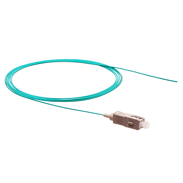 connektgear 1m Simplex Pigtail Cable OM3 900um SC - Aqua 35-0010SC/PIGTAIL