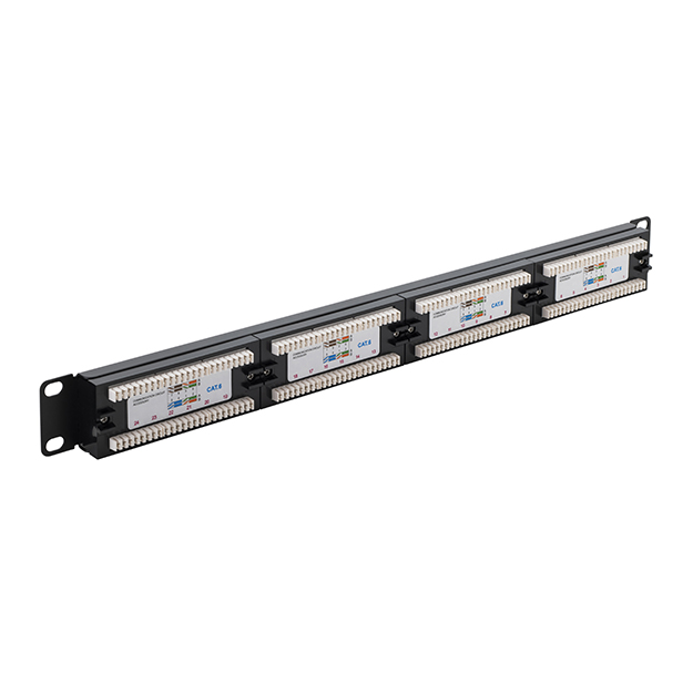 24 Port Patch Panel (CAT6) IDC Punch Down 19 inch