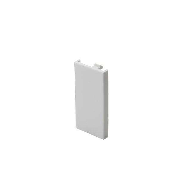 Single Blanking Plate 25 x 50mm - White