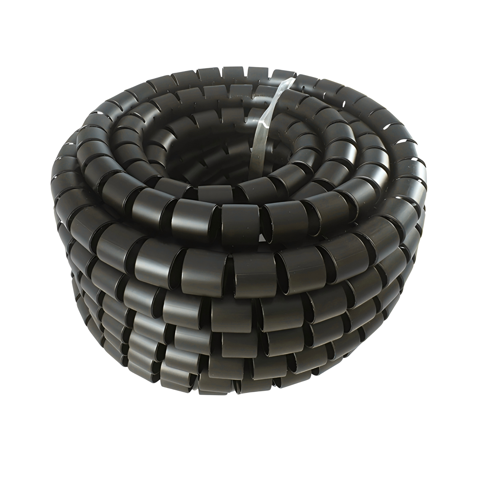 connektgear 10m Cable Tidy Spiral Wrap with Application Tool 20mm OD - Black 90-0220