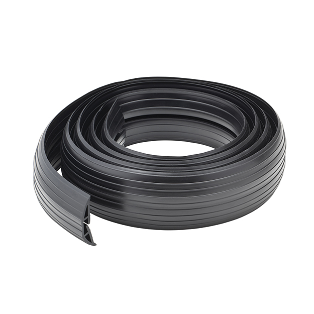 connektgear 3m Indoor Rubber Cable Protector 19 x 9.5mm Internal Channel - Black 90-0290
