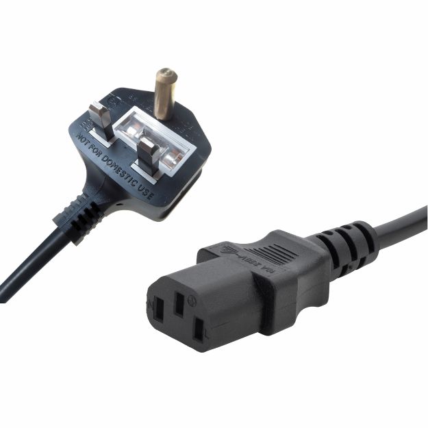 connektgear 5m Britmac Mains Power Cable - Britmac Plug to C13 Socket 92-0022