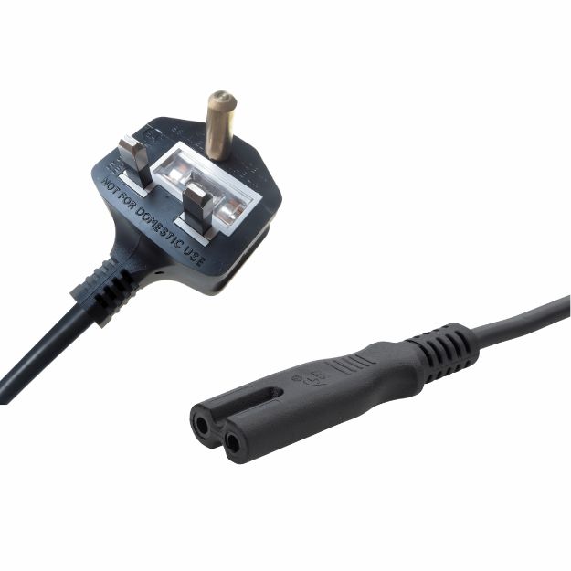 connektgear 3m Britmac Mains Power Cable - Britmac Plug to C7 Socket 92-0075