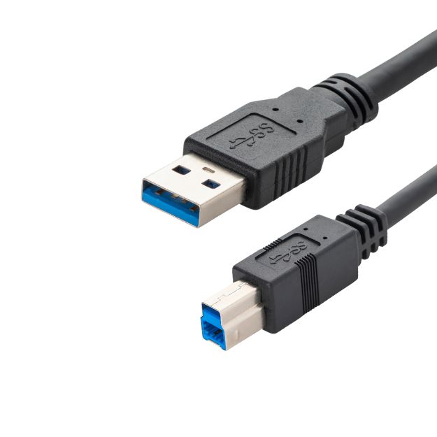 connektgear 1m USB 3 Connector Cable A Male to B Male - SuperSpeed 99-1310