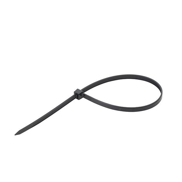 connektgear Plastic Reusable Cable Ties 150mm x 7.6mm - Pack of 100 - Black COTIE1000/RS