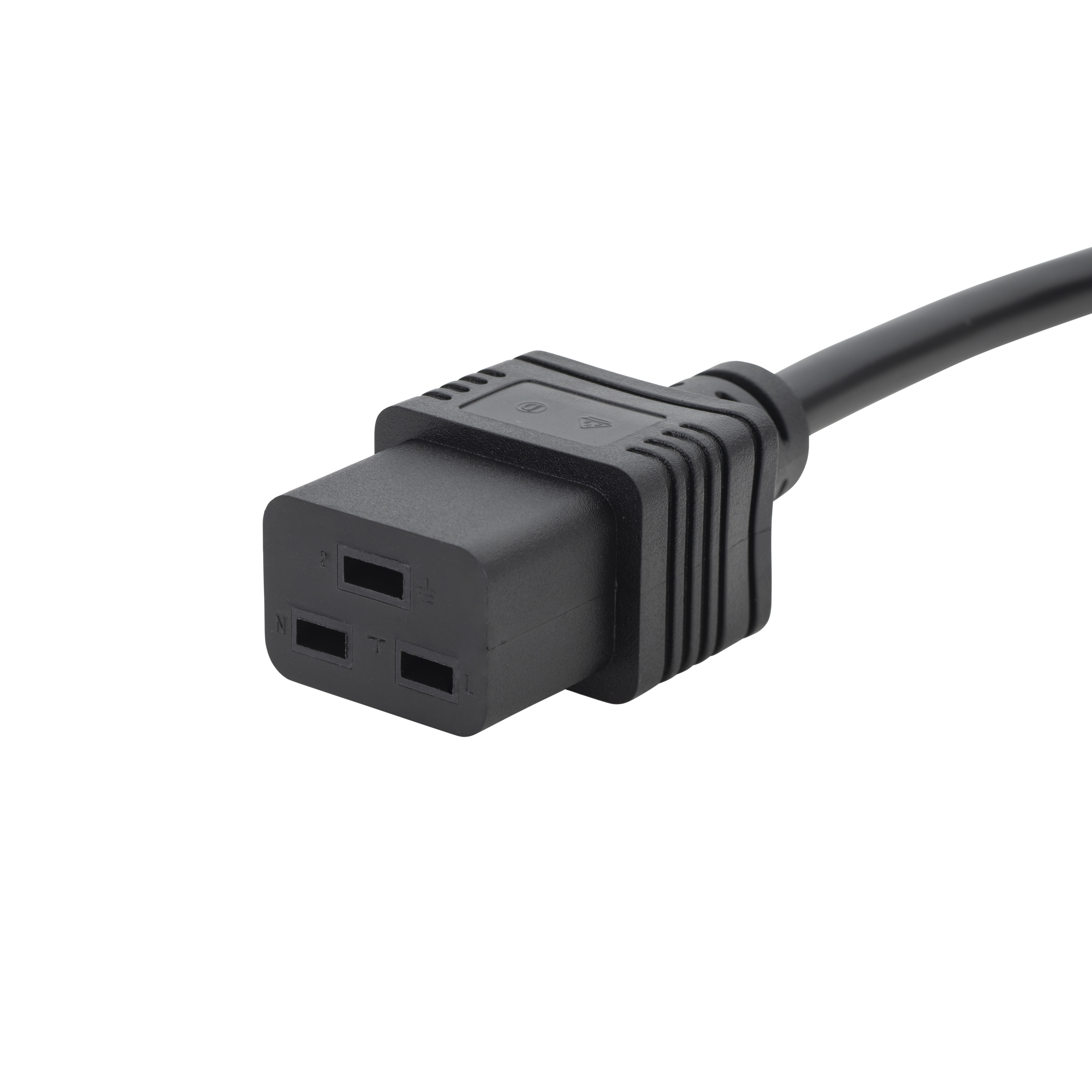 2.5m UK Mains Power Cable UK Plug to C19 Socket