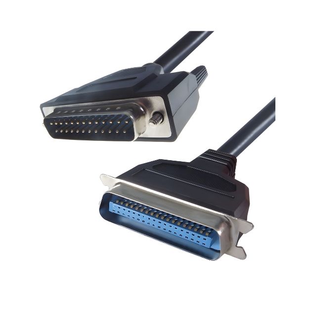 connektgear 2m Parallel Centronics Printer Cable DB25 Male to C36 Male COPCP0205