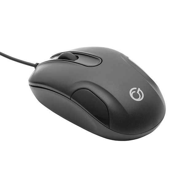 KB235 USB Standard UK Layout Keyboard & 3 Button Optical Mouse - Black