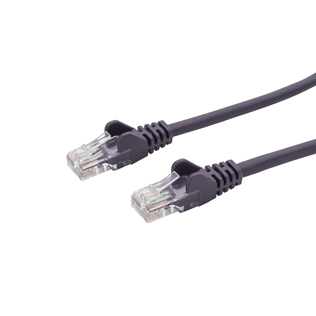 connektgear 0.5m RJ45 CAT5e UTP Stranded Flush Moulded Network Cable - 24AWG - Purple 28-0005P