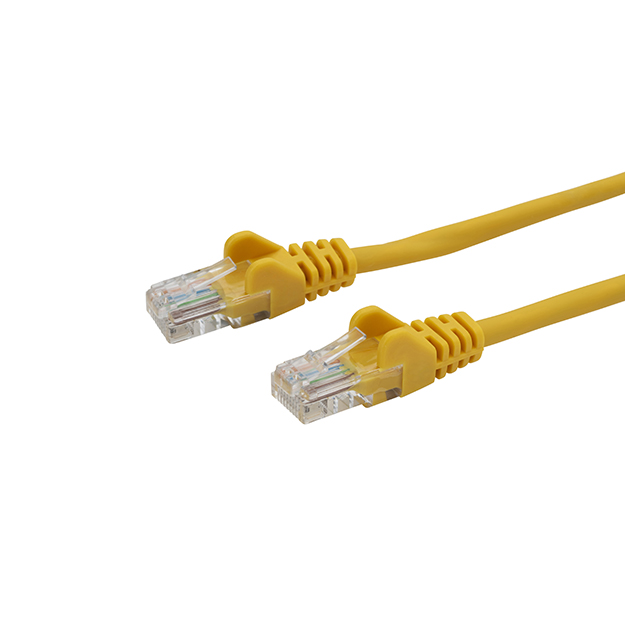 connektgear 0.3m RJ45 CAT6 UTP Stranded Flush Moulded LS0H Network Cable - 24AWG - Yellow 31-0003Y